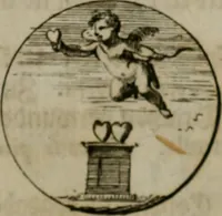An illustration from Devises et emblemes anciennes & modernes, tirées des plus celebres auteurs, oder, Emblematische Gemüths-Vergnügung : bey Betrachtung siben hundert und funffzehen der curieusesten und ergötzlichen Sinn-Bildern, mit ihren zuständigen teutsch-lateinisch-französisch- und italianischen Beyschrifften (1695)