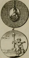 An illustration from Devises et emblemes anciennes & modernes, tirées des plus celebres auteurs, oder, Emblematische Gemüths-Vergnügung : bey Betrachtung siben hundert und funffzehen der curieusesten und ergötzlichen Sinn-Bildern, mit ihren zuständigen teutsch-lateinisch-französisch- und italianischen Beyschrifften (1695)