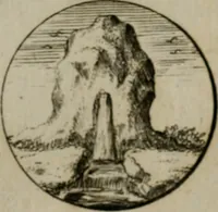 An illustration from Devises et emblemes anciennes & modernes, tirées des plus celebres auteurs, oder, Emblematische Gemüths-Vergnügung : bey Betrachtung siben hundert und funffzehen der curieusesten und ergötzlichen Sinn-Bildern, mit ihren zuständigen teutsch-lateinisch-französisch- und italianischen Beyschrifften (1695)
