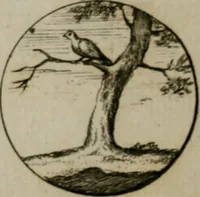 An illustration from Devises et emblemes anciennes & modernes, tirées des plus celebres auteurs, oder, Emblematische Gemüths-Vergnügung : bey Betrachtung siben hundert und funffzehen der curieusesten und ergötzlichen Sinn-Bildern, mit ihren zuständigen teutsch-lateinisch-französisch- und italianischen Beyschrifften (1695)