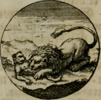 An illustration from Devises et emblemes anciennes & modernes, tirées des plus celebres auteurs, oder, Emblematische Gemüths-Vergnügung : bey Betrachtung siben hundert und funffzehen der curieusesten und ergötzlichen Sinn-Bildern, mit ihren zuständigen teutsch-lateinisch-französisch- und italianischen Beyschrifften (1695)