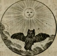 An illustration from Devises et emblemes anciennes & modernes, tirées des plus celebres auteurs, oder, Emblematische Gemüths-Vergnügung : bey Betrachtung siben hundert und funffzehen der curieusesten und ergötzlichen Sinn-Bildern, mit ihren zuständigen teutsch-lateinisch-französisch- und italianischen Beyschrifften (1695)