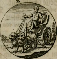 An illustration from Devises et emblemes anciennes & modernes, tirées des plus celebres auteurs, oder, Emblematische Gemüths-Vergnügung : bey Betrachtung siben hundert und funffzehen der curieusesten und ergötzlichen Sinn-Bildern, mit ihren zuständigen teutsch-lateinisch-französisch- und italianischen Beyschrifften (1695)