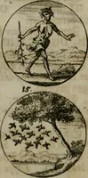 An illustration from Devises et emblemes anciennes & modernes, tirées des plus celebres auteurs, oder, Emblematische Gemüths-Vergnügung : bey Betrachtung siben hundert und funffzehen der curieusesten und ergötzlichen Sinn-Bildern, mit ihren zuständigen teutsch-lateinisch-französisch- und italianischen Beyschrifften (1695)