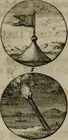 An illustration from Devises et emblemes anciennes & modernes, tirées des plus celebres auteurs, oder, Emblematische Gemüths-Vergnügung : bey Betrachtung siben hundert und funffzehen der curieusesten und ergötzlichen Sinn-Bildern, mit ihren zuständigen teutsch-lateinisch-französisch- und italianischen Beyschrifften (1695)