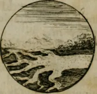 An illustration from Devises et emblemes anciennes & modernes, tirées des plus celebres auteurs, oder, Emblematische Gemüths-Vergnügung : bey Betrachtung siben hundert und funffzehen der curieusesten und ergötzlichen Sinn-Bildern, mit ihren zuständigen teutsch-lateinisch-französisch- und italianischen Beyschrifften (1695)