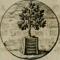 An illustration from Devises et emblemes anciennes & modernes, tirées des plus celebres auteurs, oder, Emblematische Gemüths-Vergnügung : bey Betrachtung siben hundert und funffzehen der curieusesten und ergötzlichen Sinn-Bildern, mit ihren zuständigen teutsch-lateinisch-französisch- und italianischen Beyschrifften (1695)
