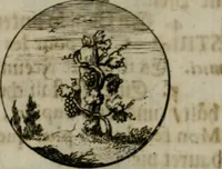 An illustration from Devises et emblemes anciennes & modernes, tirées des plus celebres auteurs, oder, Emblematische Gemüths-Vergnügung : bey Betrachtung siben hundert und funffzehen der curieusesten und ergötzlichen Sinn-Bildern, mit ihren zuständigen teutsch-lateinisch-französisch- und italianischen Beyschrifften (1695)