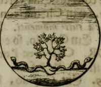 An illustration from Devises et emblemes anciennes & modernes, tirées des plus celebres auteurs, oder, Emblematische Gemüths-Vergnügung : bey Betrachtung siben hundert und funffzehen der curieusesten und ergötzlichen Sinn-Bildern, mit ihren zuständigen teutsch-lateinisch-französisch- und italianischen Beyschrifften (1695)