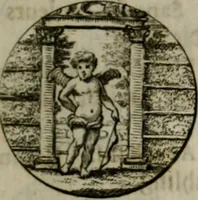 An illustration from Devises et emblemes anciennes & modernes, tirées des plus celebres auteurs, oder, Emblematische Gemüths-Vergnügung : bey Betrachtung siben hundert und funffzehen der curieusesten und ergötzlichen Sinn-Bildern, mit ihren zuständigen teutsch-lateinisch-französisch- und italianischen Beyschrifften (1695)