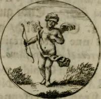 An illustration from Devises et emblemes anciennes & modernes, tirées des plus celebres auteurs, oder, Emblematische Gemüths-Vergnügung : bey Betrachtung siben hundert und funffzehen der curieusesten und ergötzlichen Sinn-Bildern, mit ihren zuständigen teutsch-lateinisch-französisch- und italianischen Beyschrifften (1695)