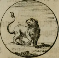 An illustration from Devises et emblemes anciennes & modernes, tirées des plus celebres auteurs, oder, Emblematische Gemüths-Vergnügung : bey Betrachtung siben hundert und funffzehen der curieusesten und ergötzlichen Sinn-Bildern, mit ihren zuständigen teutsch-lateinisch-französisch- und italianischen Beyschrifften (1695)