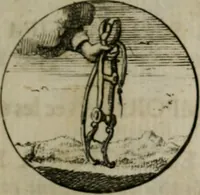An illustration from Devises et emblemes anciennes & modernes, tirées des plus celebres auteurs, oder, Emblematische Gemüths-Vergnügung : bey Betrachtung siben hundert und funffzehen der curieusesten und ergötzlichen Sinn-Bildern, mit ihren zuständigen teutsch-lateinisch-französisch- und italianischen Beyschrifften (1695)