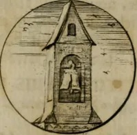An illustration from Devises et emblemes anciennes & modernes, tirées des plus celebres auteurs, oder, Emblematische Gemüths-Vergnügung : bey Betrachtung siben hundert und funffzehen der curieusesten und ergötzlichen Sinn-Bildern, mit ihren zuständigen teutsch-lateinisch-französisch- und italianischen Beyschrifften (1695)