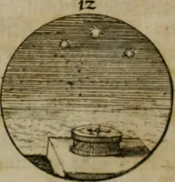 An illustration from Devises et emblemes anciennes & modernes, tirées des plus celebres auteurs, oder, Emblematische Gemüths-Vergnügung : bey Betrachtung siben hundert und funffzehen der curieusesten und ergötzlichen Sinn-Bildern, mit ihren zuständigen teutsch-lateinisch-französisch- und italianischen Beyschrifften (1695)