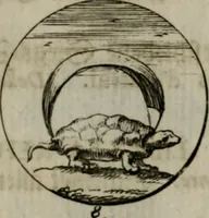 An illustration from Devises et emblemes anciennes & modernes, tirées des plus celebres auteurs, oder, Emblematische Gemüths-Vergnügung : bey Betrachtung siben hundert und funffzehen der curieusesten und ergötzlichen Sinn-Bildern, mit ihren zuständigen teutsch-lateinisch-französisch- und italianischen Beyschrifften (1695)