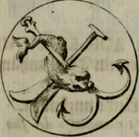 An illustration from Devises et emblemes anciennes & modernes, tirées des plus celebres auteurs, oder, Emblematische Gemüths-Vergnügung : bey Betrachtung siben hundert und funffzehen der curieusesten und ergötzlichen Sinn-Bildern, mit ihren zuständigen teutsch-lateinisch-französisch- und italianischen Beyschrifften (1695)