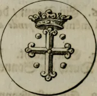 An illustration from Devises et emblemes anciennes & modernes, tirées des plus celebres auteurs, oder, Emblematische Gemüths-Vergnügung : bey Betrachtung siben hundert und funffzehen der curieusesten und ergötzlichen Sinn-Bildern, mit ihren zuständigen teutsch-lateinisch-französisch- und italianischen Beyschrifften (1695)