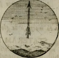 An illustration from Devises et emblemes anciennes & modernes, tirées des plus celebres auteurs, oder, Emblematische Gemüths-Vergnügung : bey Betrachtung siben hundert und funffzehen der curieusesten und ergötzlichen Sinn-Bildern, mit ihren zuständigen teutsch-lateinisch-französisch- und italianischen Beyschrifften (1695)