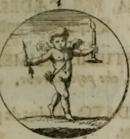 An illustration from Devises et emblemes anciennes & modernes, tirées des plus celebres auteurs, oder, Emblematische Gemüths-Vergnügung : bey Betrachtung siben hundert und funffzehen der curieusesten und ergötzlichen Sinn-Bildern, mit ihren zuständigen teutsch-lateinisch-französisch- und italianischen Beyschrifften (1695)