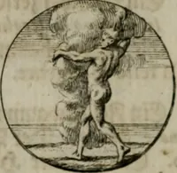 An illustration from Devises et emblemes anciennes & modernes, tirées des plus celebres auteurs, oder, Emblematische Gemüths-Vergnügung : bey Betrachtung siben hundert und funffzehen der curieusesten und ergötzlichen Sinn-Bildern, mit ihren zuständigen teutsch-lateinisch-französisch- und italianischen Beyschrifften (1695)