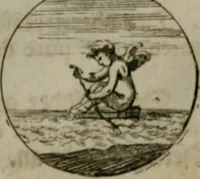 An illustration from Devises et emblemes anciennes & modernes, tirées des plus celebres auteurs, oder, Emblematische Gemüths-Vergnügung : bey Betrachtung siben hundert und funffzehen der curieusesten und ergötzlichen Sinn-Bildern, mit ihren zuständigen teutsch-lateinisch-französisch- und italianischen Beyschrifften (1695)