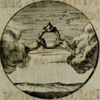 An illustration from Devises et emblemes anciennes & modernes, tirées des plus celebres auteurs, oder, Emblematische Gemüths-Vergnügung : bey Betrachtung siben hundert und funffzehen der curieusesten und ergötzlichen Sinn-Bildern, mit ihren zuständigen teutsch-lateinisch-französisch- und italianischen Beyschrifften (1695)