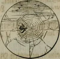 An illustration from Devises et emblemes anciennes & modernes, tirées des plus celebres auteurs, oder, Emblematische Gemüths-Vergnügung : bey Betrachtung siben hundert und funffzehen der curieusesten und ergötzlichen Sinn-Bildern, mit ihren zuständigen teutsch-lateinisch-französisch- und italianischen Beyschrifften (1695)