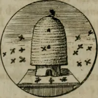 An illustration from Devises et emblemes anciennes & modernes, tirées des plus celebres auteurs, oder, Emblematische Gemüths-Vergnügung : bey Betrachtung siben hundert und funffzehen der curieusesten und ergötzlichen Sinn-Bildern, mit ihren zuständigen teutsch-lateinisch-französisch- und italianischen Beyschrifften (1695)