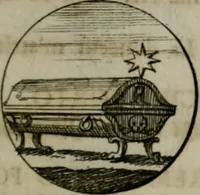 An illustration from Devises et emblemes anciennes & modernes, tirées des plus celebres auteurs, oder, Emblematische Gemüths-Vergnügung : bey Betrachtung siben hundert und funffzehen der curieusesten und ergötzlichen Sinn-Bildern, mit ihren zuständigen teutsch-lateinisch-französisch- und italianischen Beyschrifften (1695)