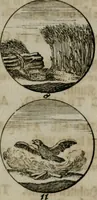 An illustration from Devises et emblemes anciennes & modernes, tirées des plus celebres auteurs, oder, Emblematische Gemüths-Vergnügung : bey Betrachtung siben hundert und funffzehen der curieusesten und ergötzlichen Sinn-Bildern, mit ihren zuständigen teutsch-lateinisch-französisch- und italianischen Beyschrifften (1695)