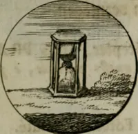An illustration from Devises et emblemes anciennes & modernes, tirées des plus celebres auteurs, oder, Emblematische Gemüths-Vergnügung : bey Betrachtung siben hundert und funffzehen der curieusesten und ergötzlichen Sinn-Bildern, mit ihren zuständigen teutsch-lateinisch-französisch- und italianischen Beyschrifften (1695)