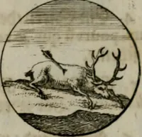 An illustration from Devises et emblemes anciennes & modernes, tirées des plus celebres auteurs, oder, Emblematische Gemüths-Vergnügung : bey Betrachtung siben hundert und funffzehen der curieusesten und ergötzlichen Sinn-Bildern, mit ihren zuständigen teutsch-lateinisch-französisch- und italianischen Beyschrifften (1695)
