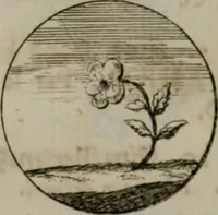 An illustration from Devises et emblemes anciennes & modernes, tirées des plus celebres auteurs, oder, Emblematische Gemüths-Vergnügung : bey Betrachtung siben hundert und funffzehen der curieusesten und ergötzlichen Sinn-Bildern, mit ihren zuständigen teutsch-lateinisch-französisch- und italianischen Beyschrifften (1695)