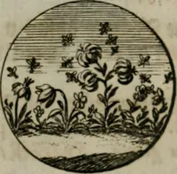 An illustration from Devises et emblemes anciennes & modernes, tirées des plus celebres auteurs, oder, Emblematische Gemüths-Vergnügung : bey Betrachtung siben hundert und funffzehen der curieusesten und ergötzlichen Sinn-Bildern, mit ihren zuständigen teutsch-lateinisch-französisch- und italianischen Beyschrifften (1695)