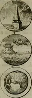 An illustration from Devises et emblemes anciennes & modernes, tirées des plus celebres auteurs, oder, Emblematische Gemüths-Vergnügung : bey Betrachtung siben hundert und funffzehen der curieusesten und ergötzlichen Sinn-Bildern, mit ihren zuständigen teutsch-lateinisch-französisch- und italianischen Beyschrifften (1695)