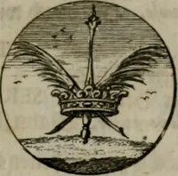 An illustration from Devises et emblemes anciennes & modernes, tirées des plus celebres auteurs, oder, Emblematische Gemüths-Vergnügung : bey Betrachtung siben hundert und funffzehen der curieusesten und ergötzlichen Sinn-Bildern, mit ihren zuständigen teutsch-lateinisch-französisch- und italianischen Beyschrifften (1695)
