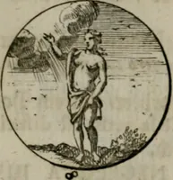 An illustration from Devises et emblemes anciennes & modernes, tirées des plus celebres auteurs, oder, Emblematische Gemüths-Vergnügung : bey Betrachtung siben hundert und funffzehen der curieusesten und ergötzlichen Sinn-Bildern, mit ihren zuständigen teutsch-lateinisch-französisch- und italianischen Beyschrifften (1695)