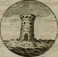 An illustration from Devises et emblemes anciennes & modernes, tirées des plus celebres auteurs, oder, Emblematische Gemüths-Vergnügung : bey Betrachtung siben hundert und funffzehen der curieusesten und ergötzlichen Sinn-Bildern, mit ihren zuständigen teutsch-lateinisch-französisch- und italianischen Beyschrifften (1695)