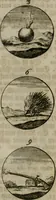 An illustration from Devises et emblemes anciennes & modernes, tirées des plus celebres auteurs, oder, Emblematische Gemüths-Vergnügung : bey Betrachtung siben hundert und funffzehen der curieusesten und ergötzlichen Sinn-Bildern, mit ihren zuständigen teutsch-lateinisch-französisch- und italianischen Beyschrifften (1695)