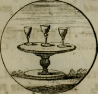 An illustration from Devises et emblemes anciennes & modernes, tirées des plus celebres auteurs, oder, Emblematische Gemüths-Vergnügung : bey Betrachtung siben hundert und funffzehen der curieusesten und ergötzlichen Sinn-Bildern, mit ihren zuständigen teutsch-lateinisch-französisch- und italianischen Beyschrifften (1695)