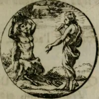 An illustration from Devises et emblemes anciennes & modernes, tirées des plus celebres auteurs, oder, Emblematische Gemüths-Vergnügung : bey Betrachtung siben hundert und funffzehen der curieusesten und ergötzlichen Sinn-Bildern, mit ihren zuständigen teutsch-lateinisch-französisch- und italianischen Beyschrifften (1695)