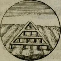 An illustration from Devises et emblemes anciennes & modernes, tirées des plus celebres auteurs, oder, Emblematische Gemüths-Vergnügung : bey Betrachtung siben hundert und funffzehen der curieusesten und ergötzlichen Sinn-Bildern, mit ihren zuständigen teutsch-lateinisch-französisch- und italianischen Beyschrifften (1695)