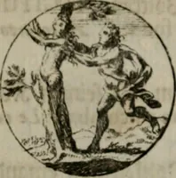 An illustration from Devises et emblemes anciennes & modernes, tirées des plus celebres auteurs, oder, Emblematische Gemüths-Vergnügung : bey Betrachtung siben hundert und funffzehen der curieusesten und ergötzlichen Sinn-Bildern, mit ihren zuständigen teutsch-lateinisch-französisch- und italianischen Beyschrifften (1695)