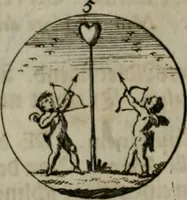 An illustration from Devises et emblemes anciennes & modernes, tirées des plus celebres auteurs, oder, Emblematische Gemüths-Vergnügung : bey Betrachtung siben hundert und funffzehen der curieusesten und ergötzlichen Sinn-Bildern, mit ihren zuständigen teutsch-lateinisch-französisch- und italianischen Beyschrifften (1695)