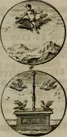 An illustration from Devises et emblemes anciennes & modernes, tirées des plus celebres auteurs, oder, Emblematische Gemüths-Vergnügung : bey Betrachtung siben hundert und funffzehen der curieusesten und ergötzlichen Sinn-Bildern, mit ihren zuständigen teutsch-lateinisch-französisch- und italianischen Beyschrifften (1695)