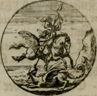An illustration from Devises et emblemes anciennes & modernes, tirées des plus celebres auteurs, oder, Emblematische Gemüths-Vergnügung : bey Betrachtung siben hundert und funffzehen der curieusesten und ergötzlichen Sinn-Bildern, mit ihren zuständigen teutsch-lateinisch-französisch- und italianischen Beyschrifften (1695)