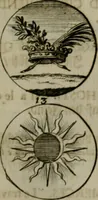 An illustration from Devises et emblemes anciennes & modernes, tirées des plus celebres auteurs, oder, Emblematische Gemüths-Vergnügung : bey Betrachtung siben hundert und funffzehen der curieusesten und ergötzlichen Sinn-Bildern, mit ihren zuständigen teutsch-lateinisch-französisch- und italianischen Beyschrifften (1695)