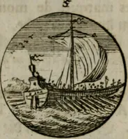 An illustration from Devises et emblemes anciennes & modernes, tirées des plus celebres auteurs, oder, Emblematische Gemüths-Vergnügung : bey Betrachtung siben hundert und funffzehen der curieusesten und ergötzlichen Sinn-Bildern, mit ihren zuständigen teutsch-lateinisch-französisch- und italianischen Beyschrifften (1695)