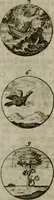 An illustration from Devises et emblemes anciennes & modernes, tirées des plus celebres auteurs, oder, Emblematische Gemüths-Vergnügung : bey Betrachtung siben hundert und funffzehen der curieusesten und ergötzlichen Sinn-Bildern, mit ihren zuständigen teutsch-lateinisch-französisch- und italianischen Beyschrifften (1695)